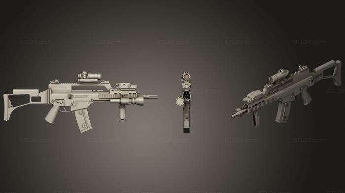 Weapon (G36 KVA, WPN_0325) 3D models for cnc